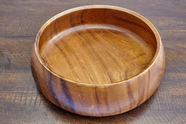 Studio Photo Wooden Bowl — Stock Photo, Image