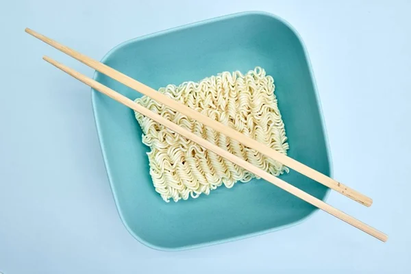 Una Foto Studio Due Minuti Tagliatelle — Foto Stock