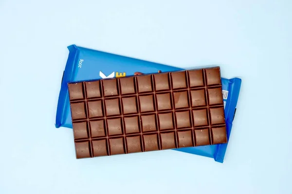 Bloco de chocolate — Fotografia de Stock
