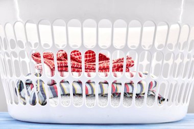 Çamaşır sepeti stüdyo fotoğrafı