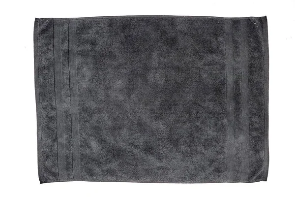 Zwarte zwemmen handdoek — Stockfoto