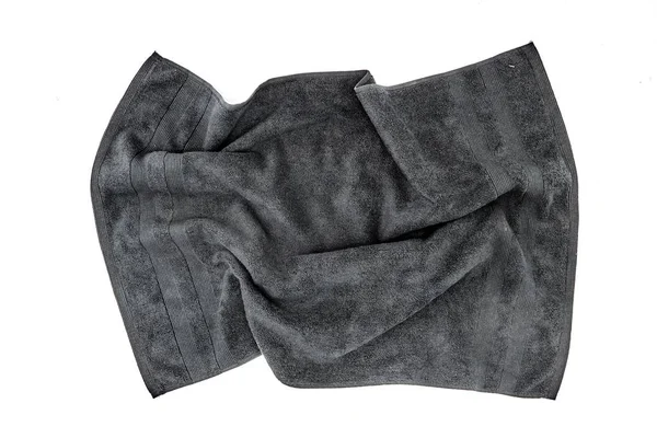 Black Bathing Towel — Stock Photo, Image