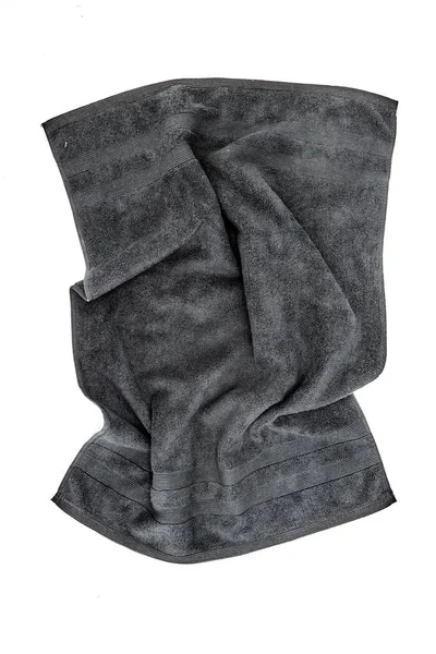 黑色沐浴巾 — 图库照片