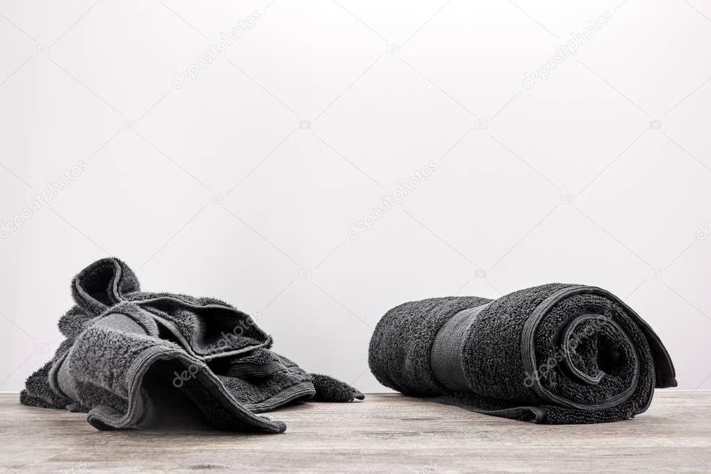 Black Bathing Towel