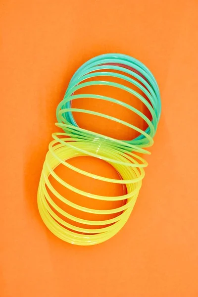 Brinquedo Slinky — Fotografia de Stock