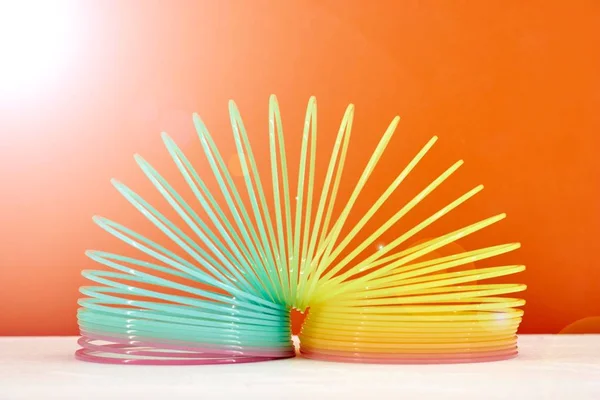 Giocattolo Slinky — Foto Stock