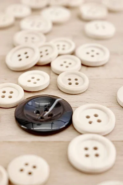 Wooden Buttons — Stock Photo, Image