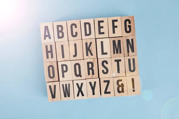 Studio Photo Alphabet Letters — Stock Photo, Image