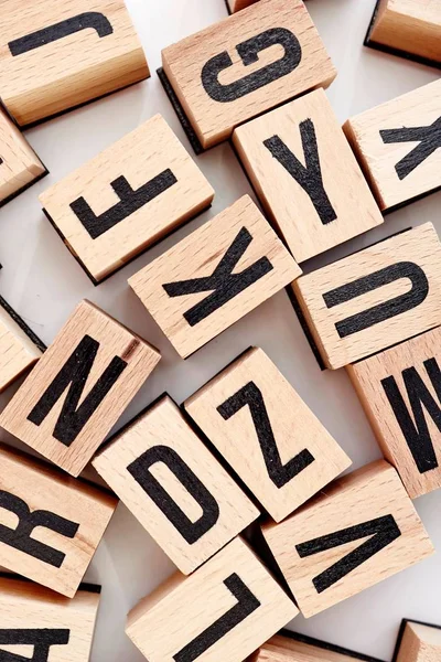 Studio Photo Alphabet Letters — Stock Photo, Image