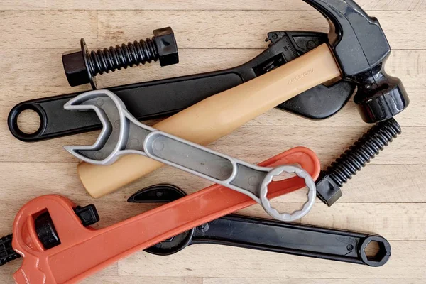 A studio photo of tools of the trade