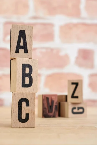 Estúdio Foto Alfabeto Letras — Fotografia de Stock