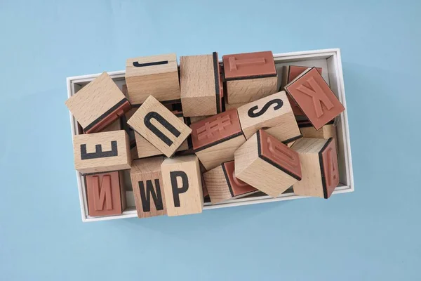 Ein Studiofoto Alphabet Buchstaben — Stockfoto