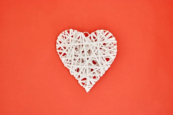 Wicker Love Heart — Stock Photo, Image