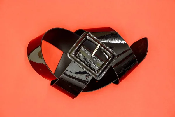 Moda Cinturón negro — Foto de Stock