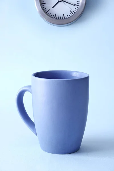 Uma Foto Estúdio Uma Caneca Café — Fotografia de Stock