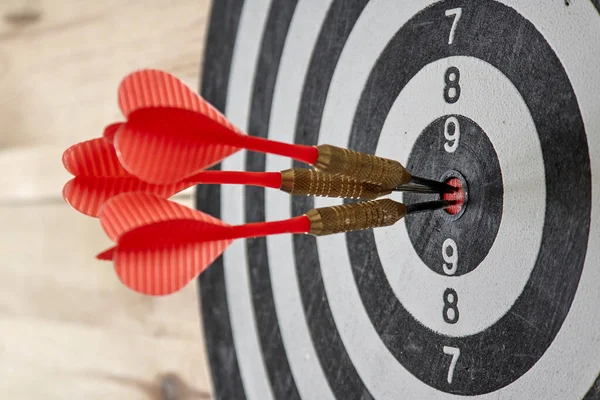 Ein Studiofoto Einer Dartscheibe — Stockfoto