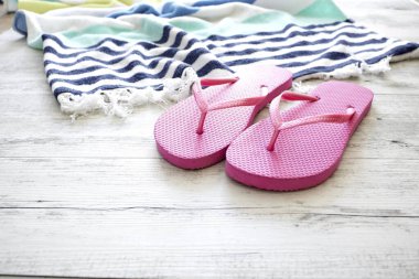 Plaj tangalarının stüdyo fotoğrafı.