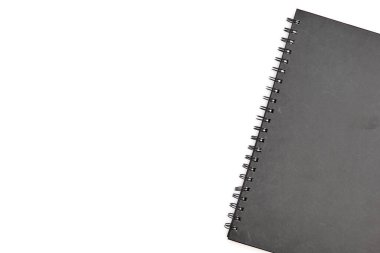 Boş bir defterin stüdyo fotoğrafı.