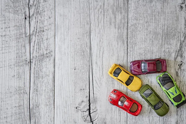 Студійне Фото Іграшкових Автомобілів — стокове фото