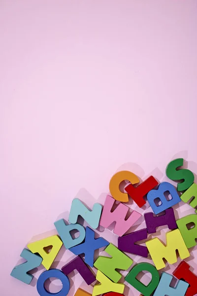 Studio Photo Letters Alphabet — Stock Photo, Image