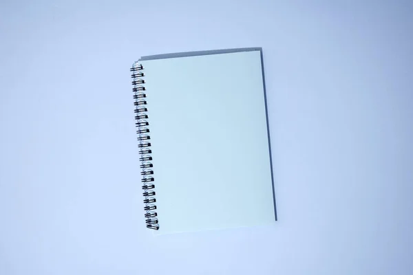 Una Foto Estudio Cuaderno Notas Oficina — Foto de Stock