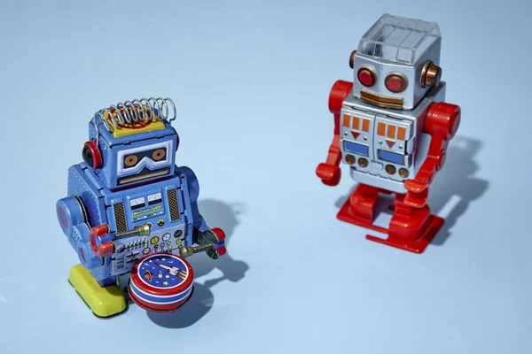 Studio Photo Toy Robot — Stock Photo, Image