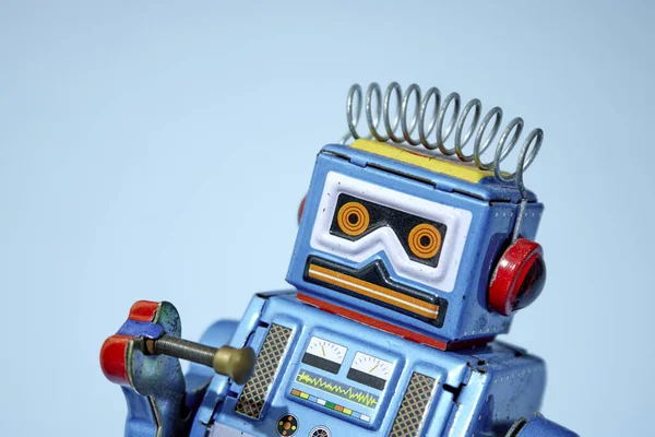 Studio Photo Toy Robot — Stock Photo, Image