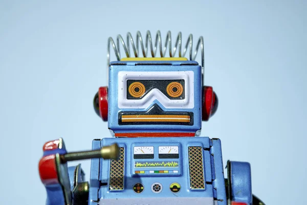 Studiová Fotka Robota Hraní — Stock fotografie