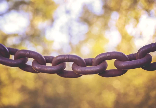 Big metal chain — Stock Photo, Image