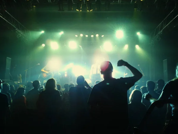 Crowd of people at a concert — Stock Photo, Image