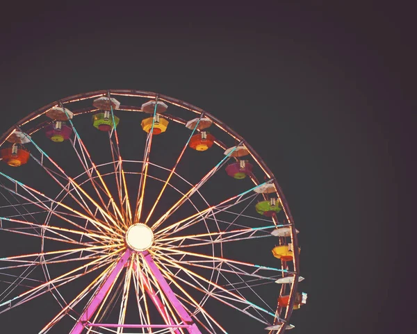 A fair ride at night — Stock Photo, Image