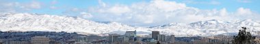 boise Idaho kış panoramik manzara
