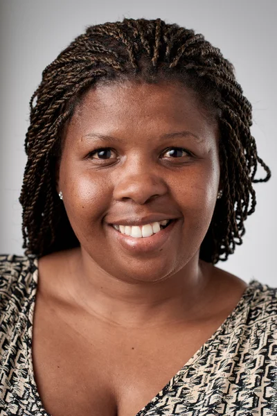 siyah Afrika kadın yüzü