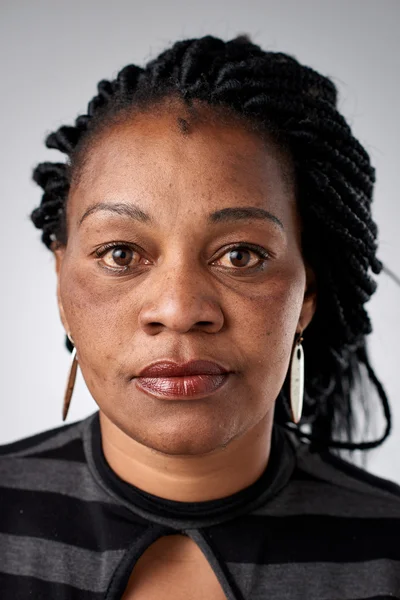 Afrikalı kadın yüzü