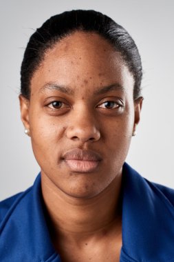 Afrikalı kadın yüzü