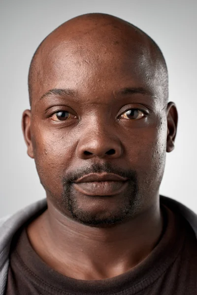 African man with no expression — Stock Photo, Image