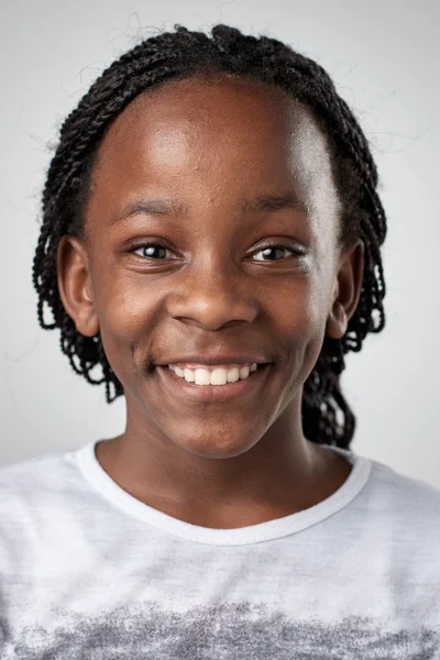 African girl smiling — Stock Photo, Image