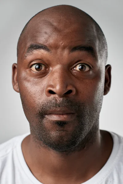 Real man with funny face — Stock Photo, Image