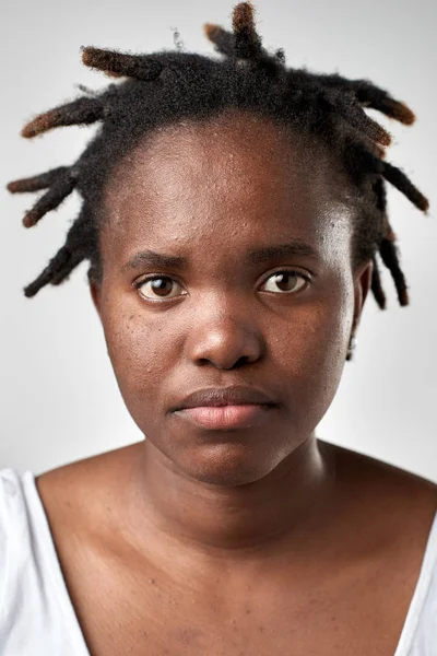 Africana cara de mujer — Foto de Stock