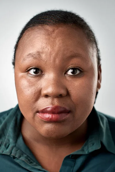 African woman face — Stock Photo, Image