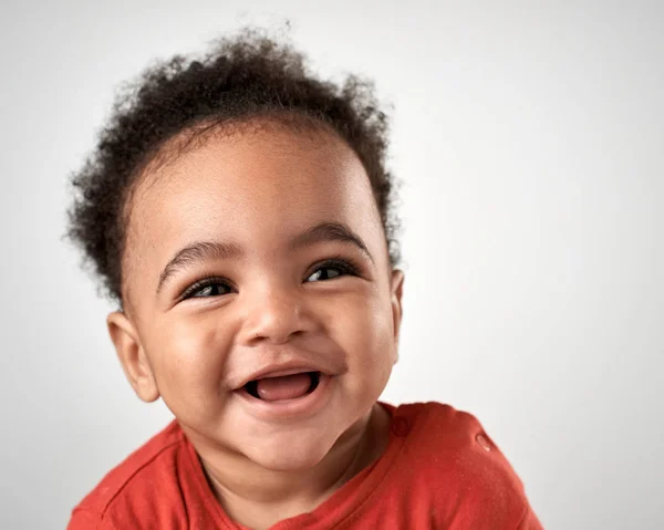 행복 한 아프리카 아기 — 스톡 사진