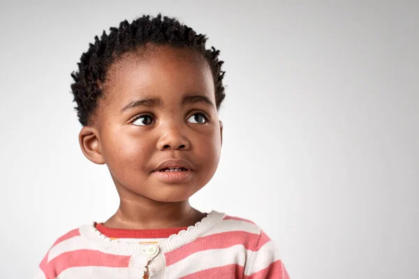 Adorable little african girl — Stock Photo, Image