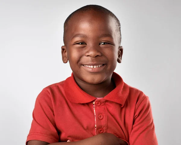 Happy African boy — Stock Photo, Image