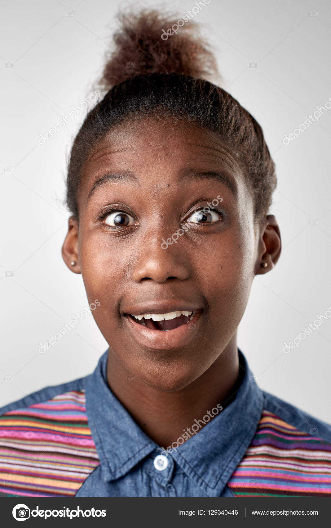 Funny Black Girl Face