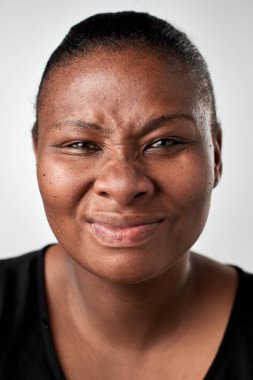 Afrikalı kadın yüzü