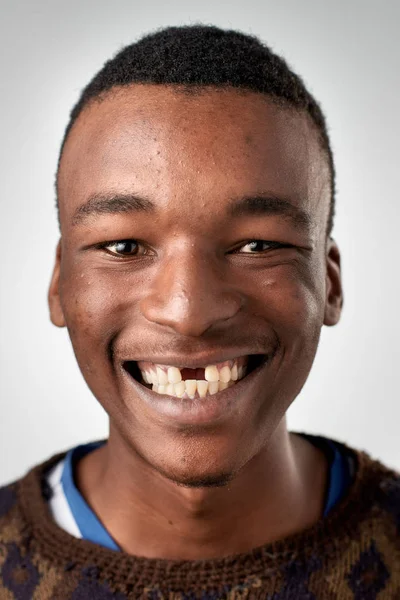 Smiling african black man — Stock Photo, Image