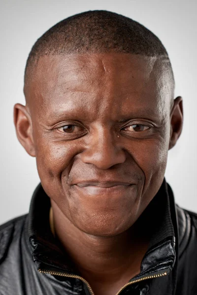 Adult African man smiling — Stock Photo, Image