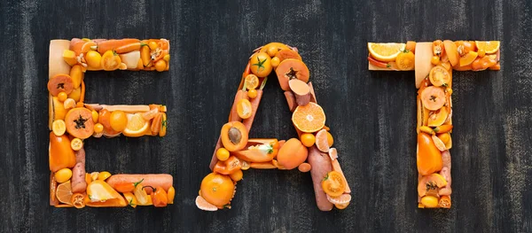 Pomarańczowe warzywa i owoce — Zdjęcie stockowe