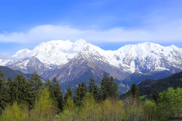 Franska Alperna panorama — Stockfoto