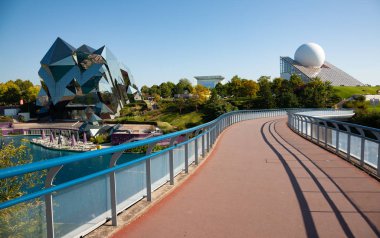 Futuroscope theme park in Poitiers, France clipart